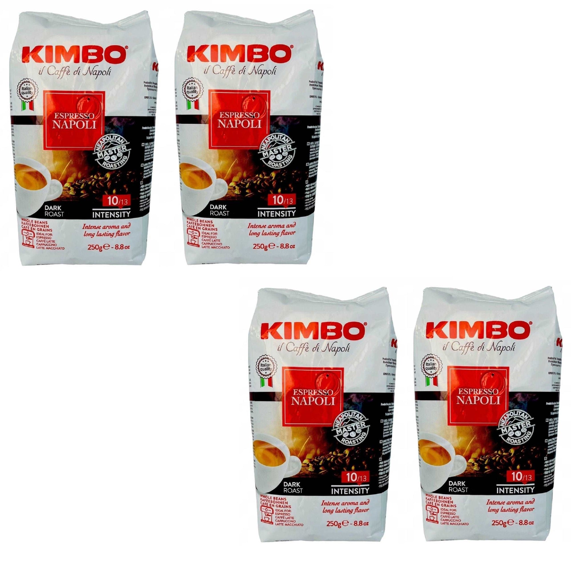 Produkt KIMBO Kawa ziarnista 4x Kawa ziarnista KIMBO Espresso Napoletano Coffee Beans 250 g K_029875_4