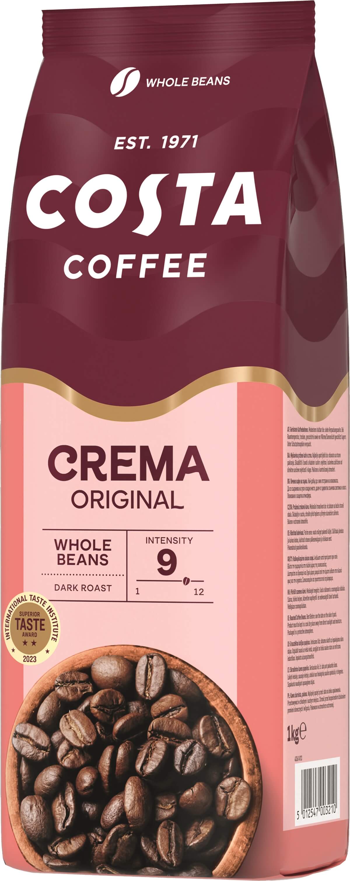 Produkt COSTA Kawa ziarnista COSTA Kawa ziarnista  COFFEE Crema Blend 1kg 100753