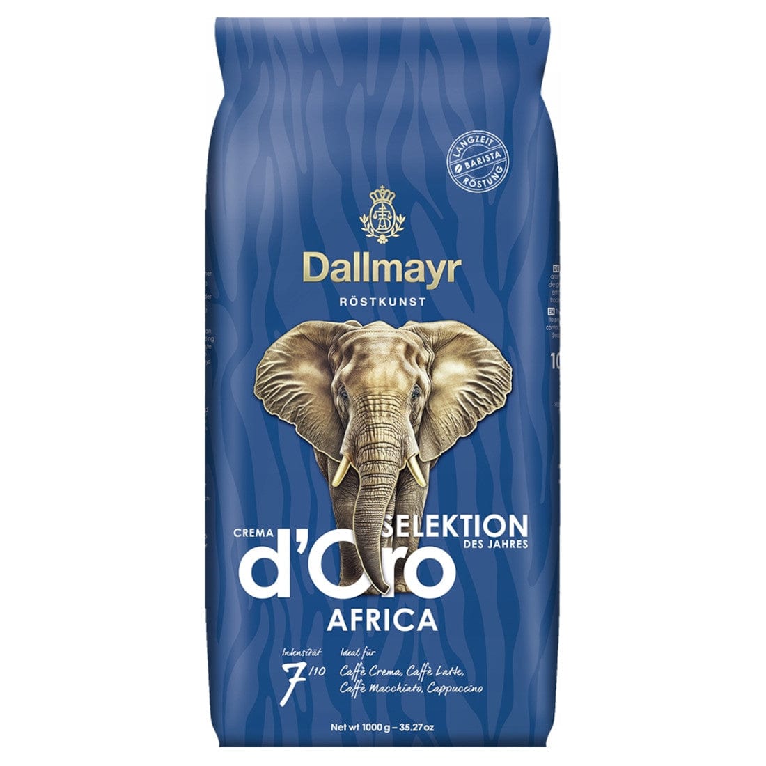 Produkt DALLMAYR Kawa ziarnista Crema d&#39;Oro Selection Africa Kawa ziarnista 1kg 001690