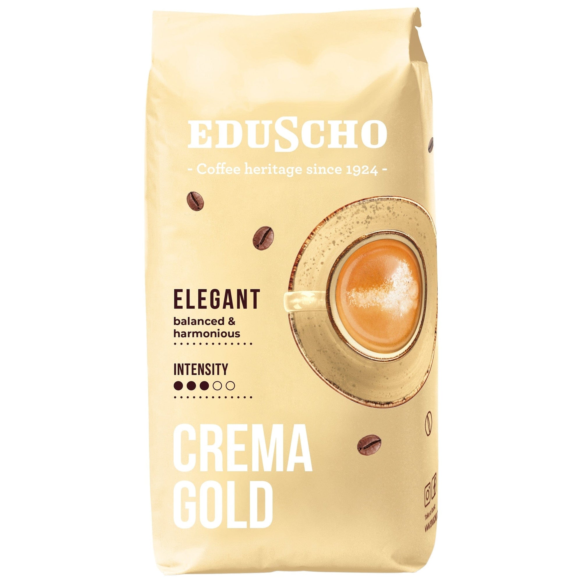 Produkt EDUSCHO Kawa ziarnista Crema Gold Kawa ziarnista 1kg 001643