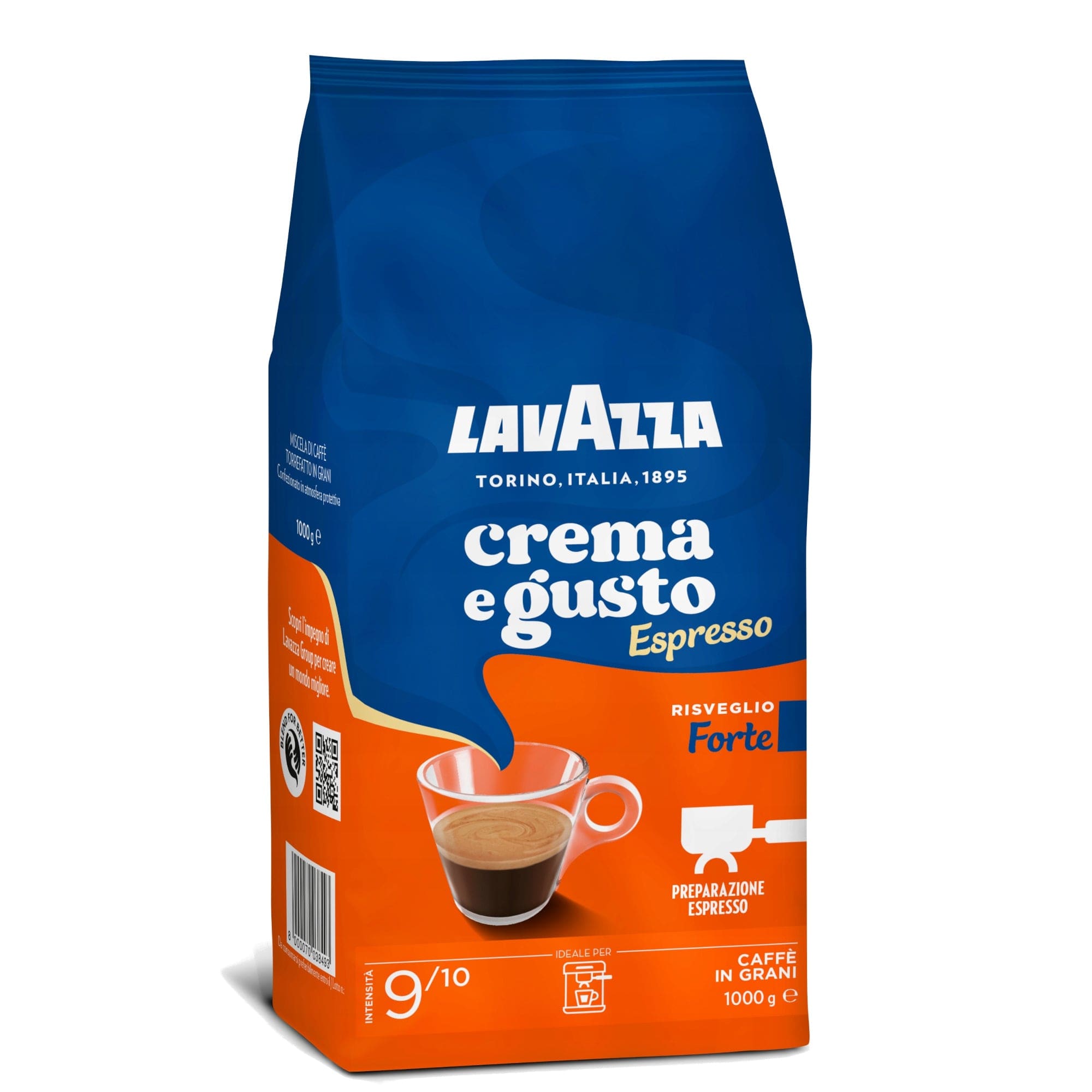 Produkt LAVAZZA Kawa ziarnista Espresso Crema e Gusto Forte Kawa ziarnista 1 kg 006709