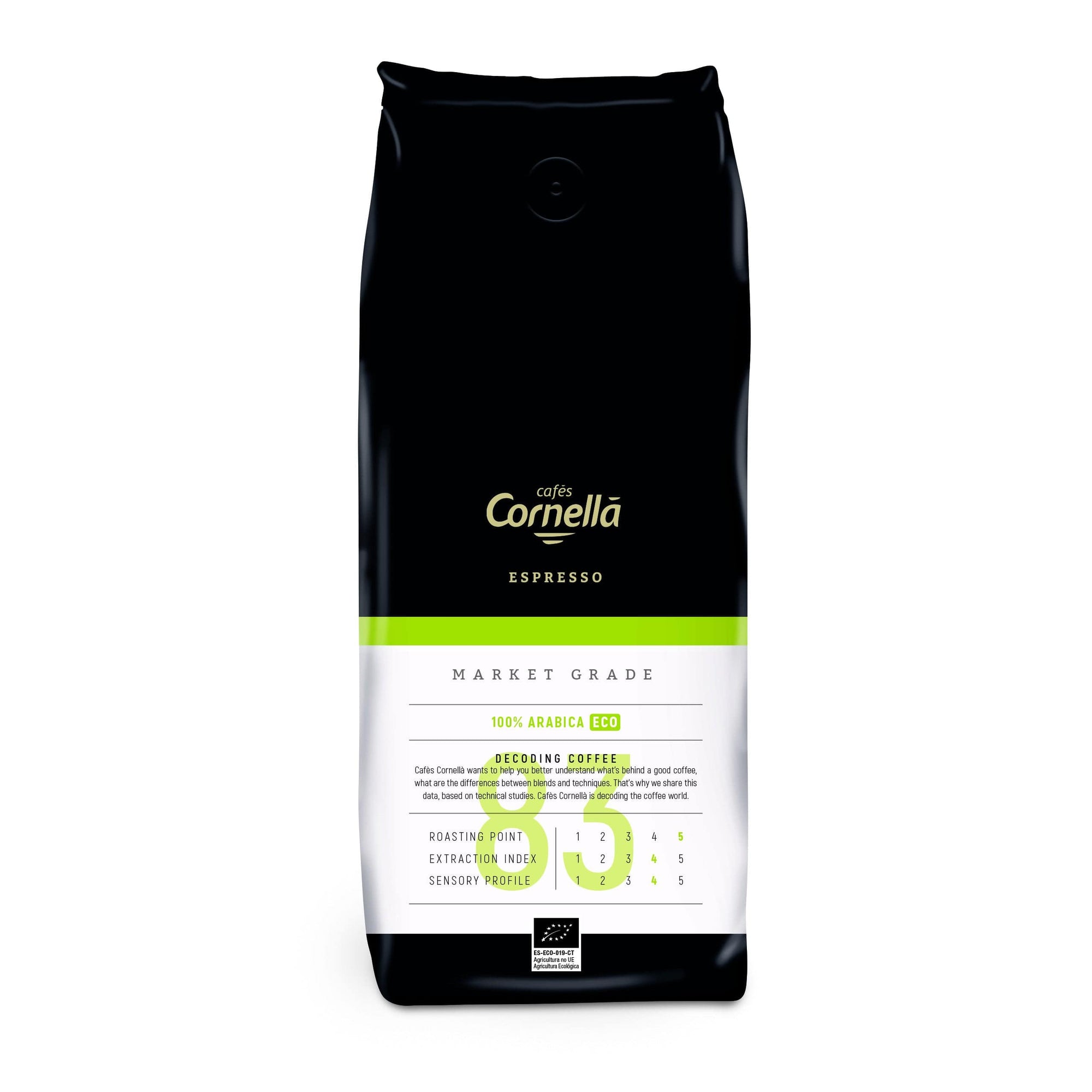 Produkt CORNELLA Kawa ziarnista Kawa ziarnista CORNELLA Espresso 83 ECO Market Grade 1 kg S01009