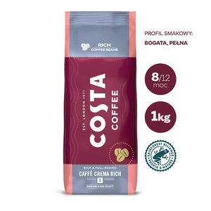 Produkt COSTA COFFEE Kawa ziarnista Kawa ziarnista COSTA COFFEE Caffe Crema Rich 1kg 001863