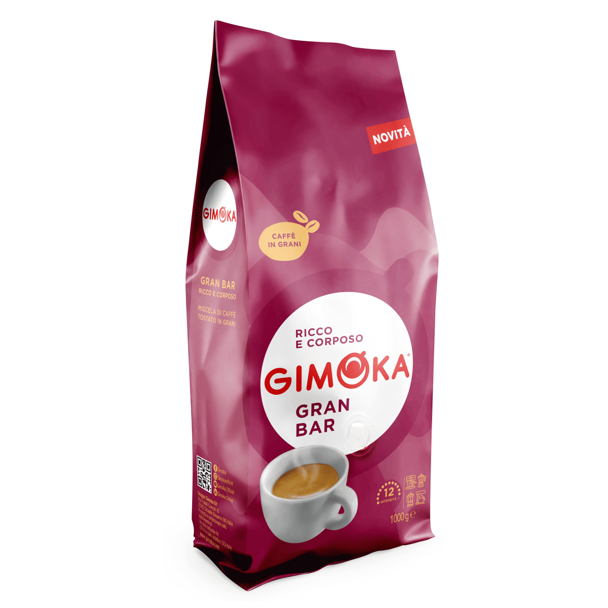 Produkt GIMOKA Kawa ziarnista Kawa ziarnista GIMOKA Dolcevita Gran Bar Robusta MIX 2x 1 kg Z00168