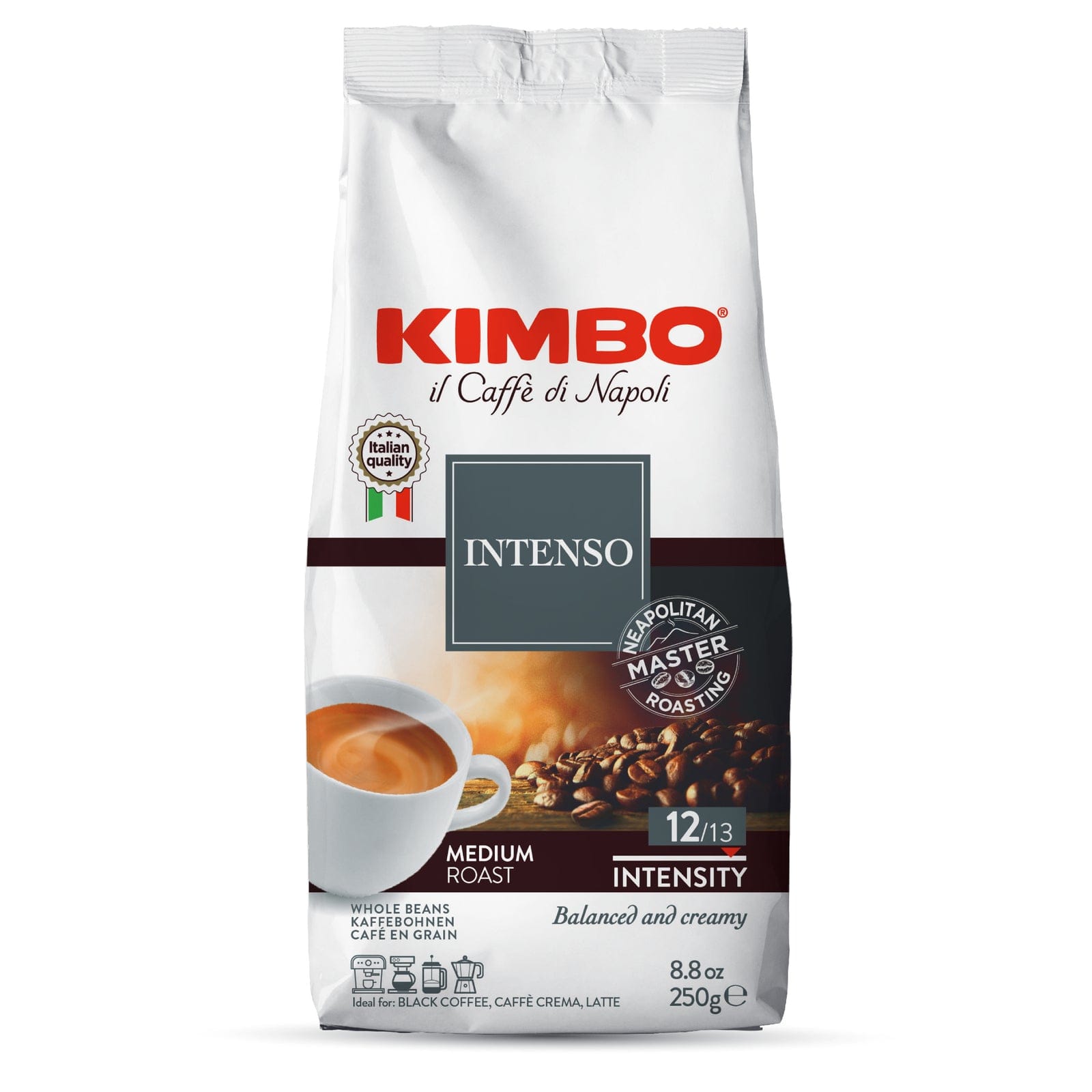 Produkt KIMBO Kawa ziarnista Kawa ziarnista KIMBO Aroma Intenso 250 g 100208