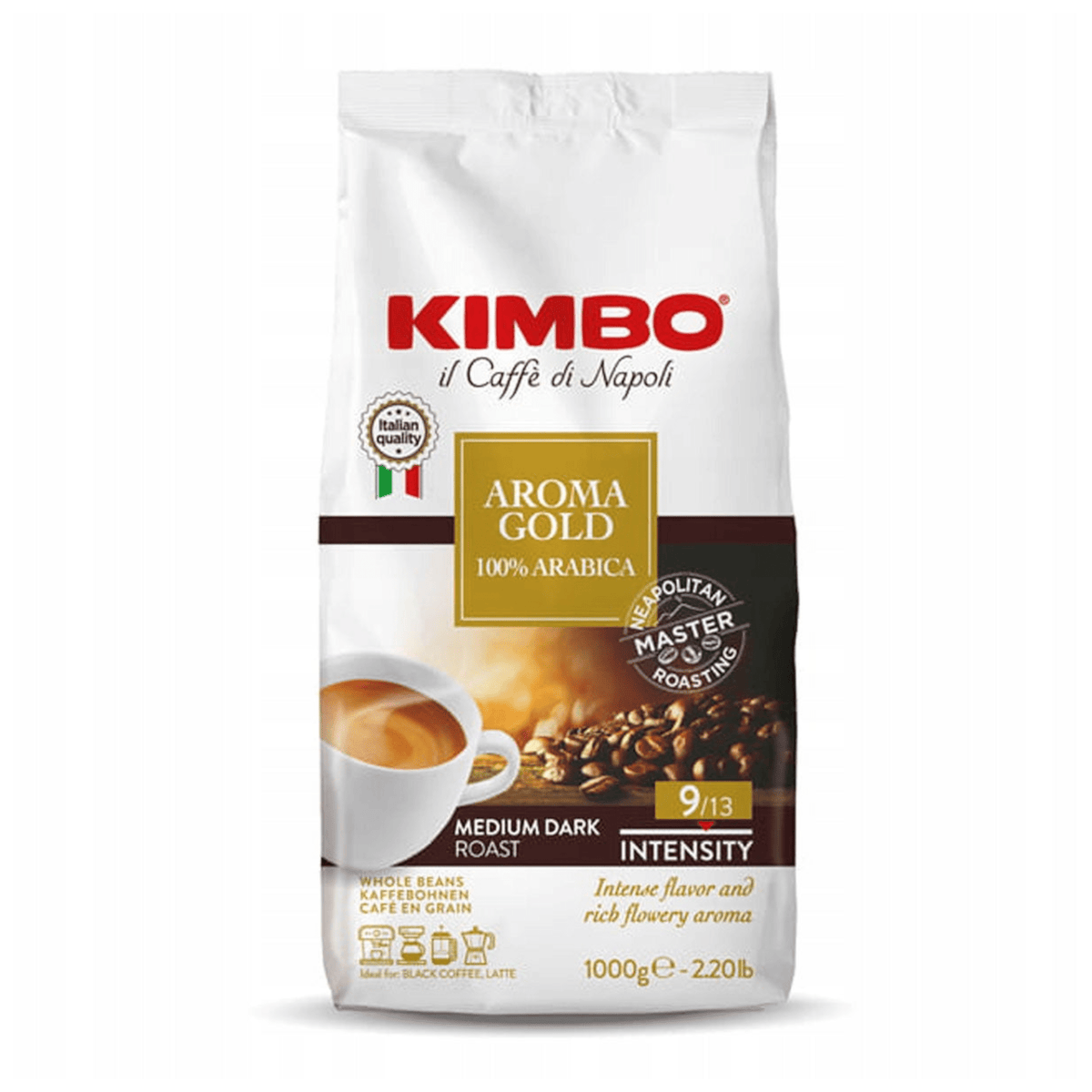 Produkt KIMBO Kawa ziarnista Kawa ziarnista KIMBO Gold 1 kg 100003