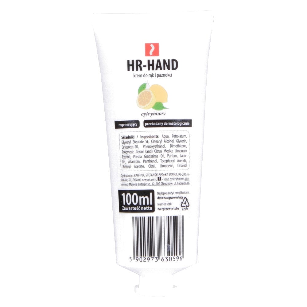 REIS Krem do rąk i paznokci HR-HAND Cytrynowy 100 ml