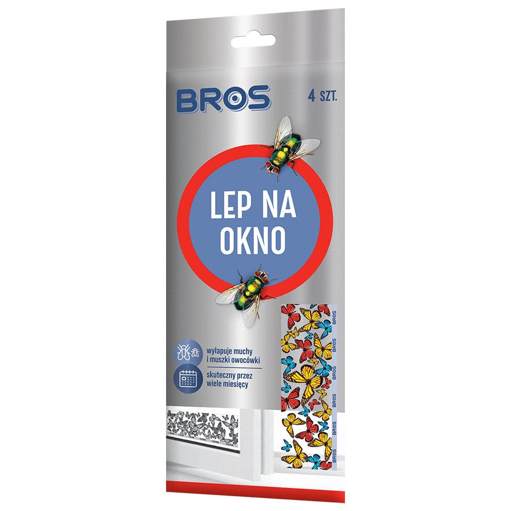 Produkt BROS Lep na okno BROS Komary i muszki owocówki 4 szt 045936