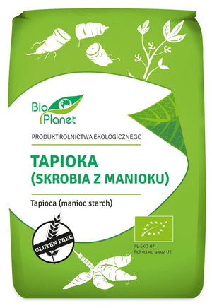 Produkt BIO PLANET Mąka BIO PLANET Tapioka (SKROBIA Z MANIOKU) BEZGLUTENOWA BIO 800g 046976