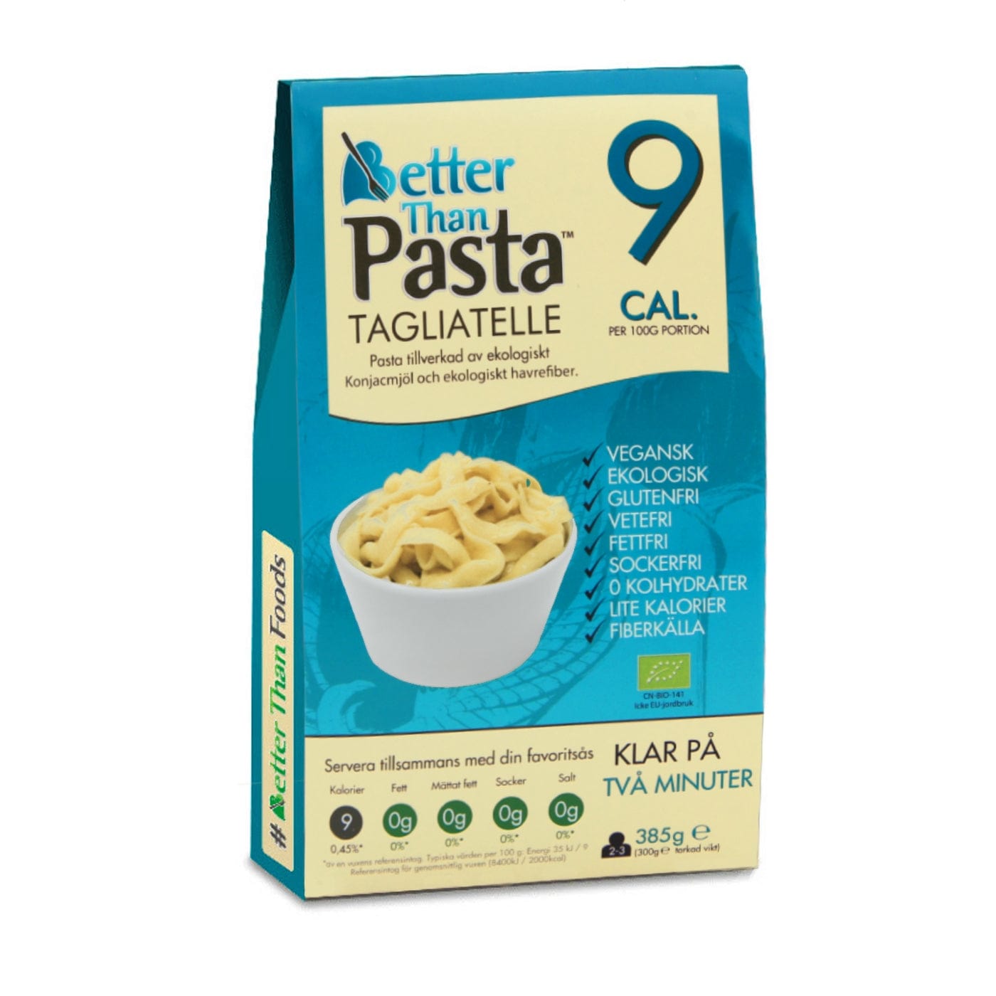 Produkt BETTER THAN FOODS Makaron BETTER THAN FOODS Makaron konjac typu noodle taglatelle bezglutenowy 385g Bio 046609