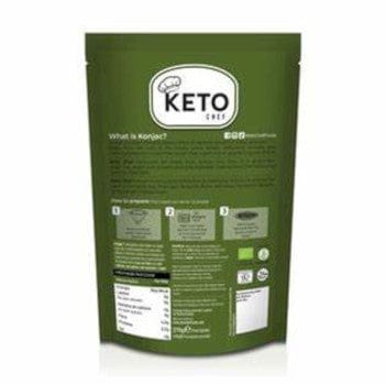 Produkt KETO CHEF (makarony konjac) Makaron KETO CHEF Fettucine Konjac Bezglutenowy Bio 270g 052561