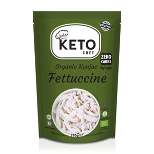 Produkt KETO CHEF (makarony konjac) Makaron Makaron KETO CHEF Fettucine Konjac Bezglutenowy Bio 270g 052561