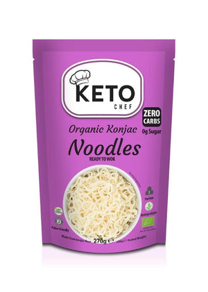 Produkt BETTER THAN FOODS (makarony konjac) Makaron Makaron Konjac BETTER THAN FOODS BIO typu noodle KETO CHEF Mix 10x270 g Z00596