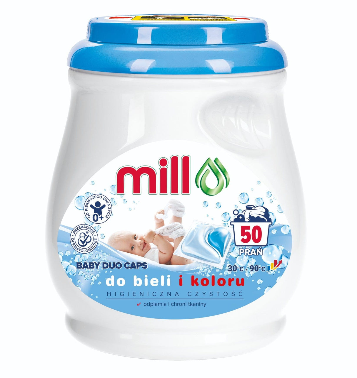 Produkt Vollmart24.com MILL 50szt Professional Baby duo Kapsułki do prania 001411