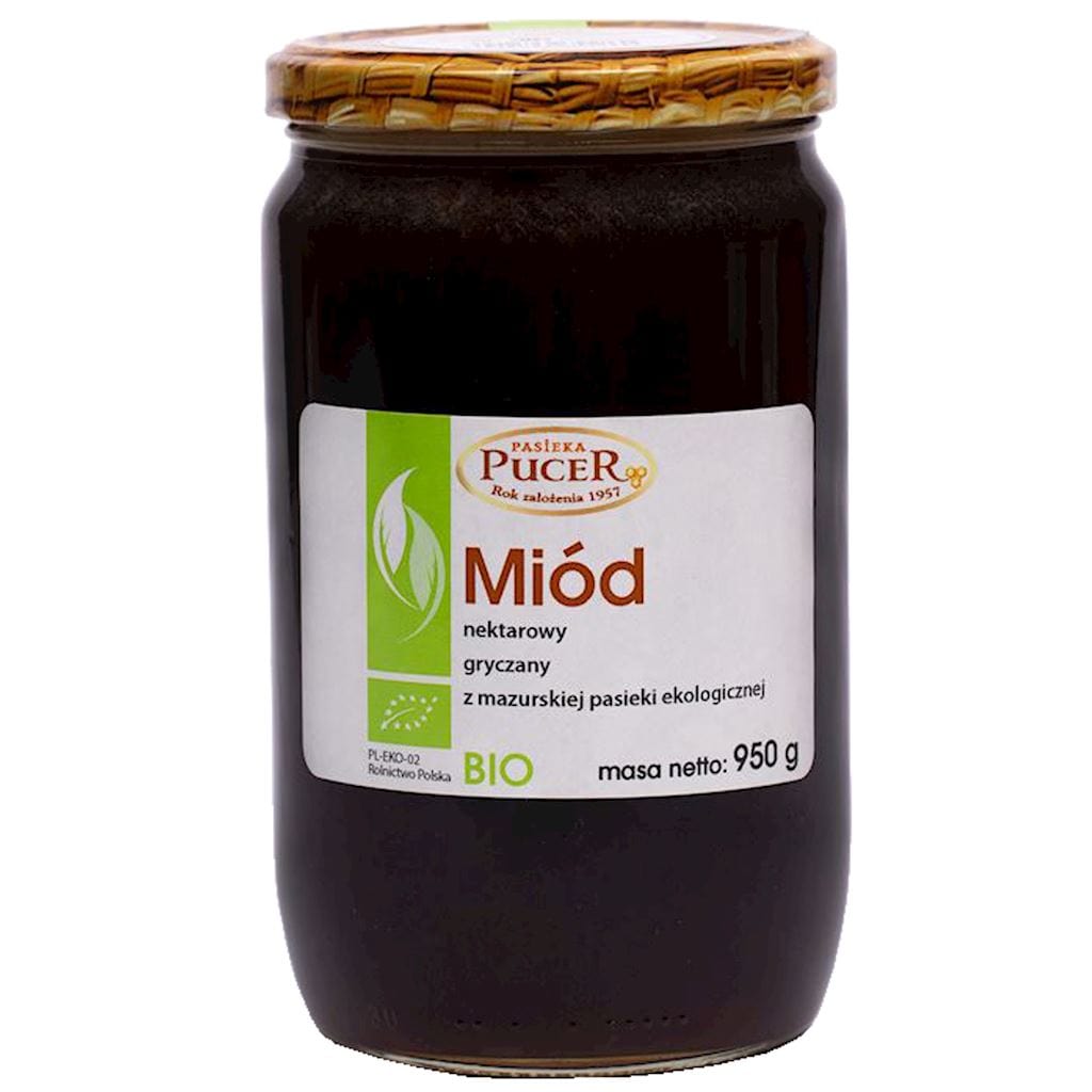 Produkt PASIEKA PUCER (miody) MIÓD NEKTAROWY GRYCZANY BIO 950 g - PASIEKA PUCER 5902596655860