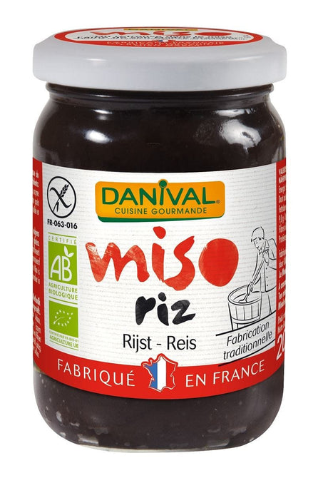 Produkt DANIVAL (miso, kasztany jadalne) MISO RICE (PASTA Z SOI I RYŻU) BEZGLUTENOWE BIO 200 g - DANIVAL 3431590000441