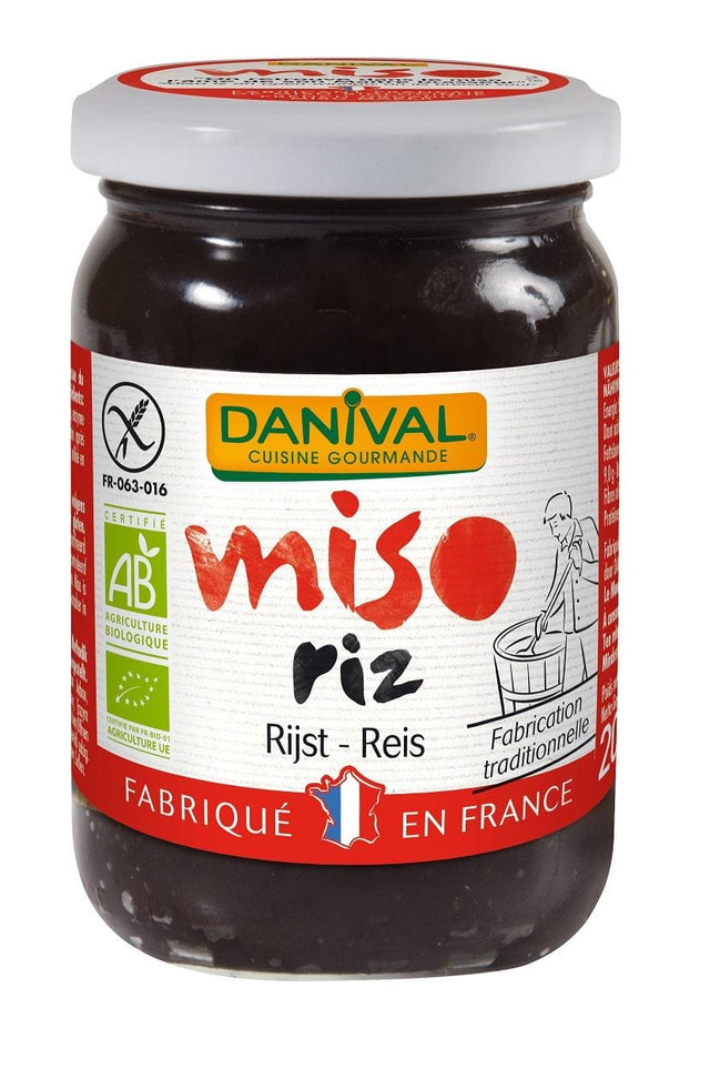 Produkt DANIVAL (miso, kasztany jadalne) MISO RICE (PASTA Z SOI I RYŻU) BEZGLUTENOWE BIO 200 g - DANIVAL 3431590000441