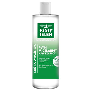 Produkt BIAŁY JELEŃ Mleczka do demakijażu Dermatologiczny nawilżający Płyn micelarny 400ml 001591