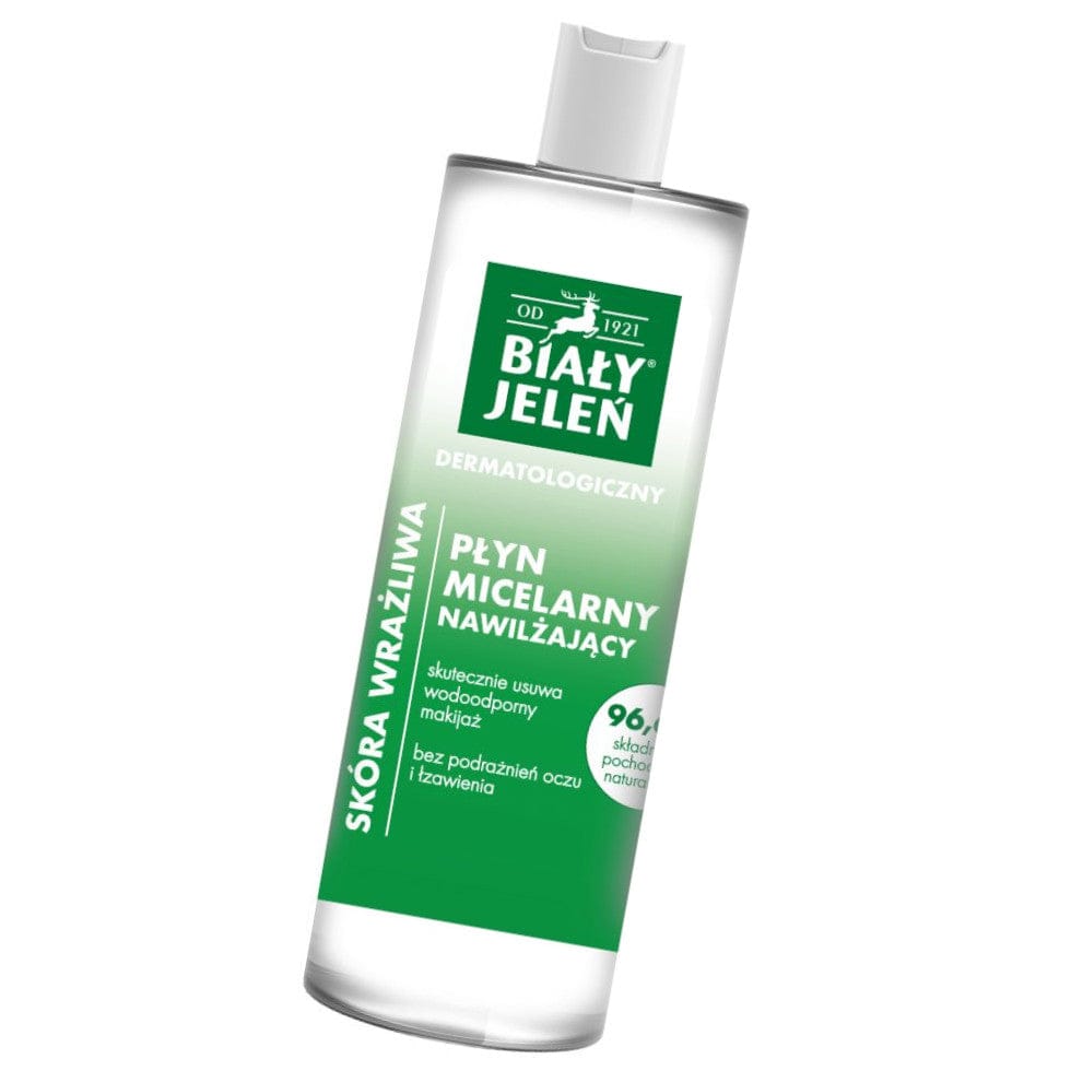 Produkt BIAŁY JELEŃ Mleczka do demakijażu Dermatologiczny nawilżający Płyn micelarny 400ml 001591