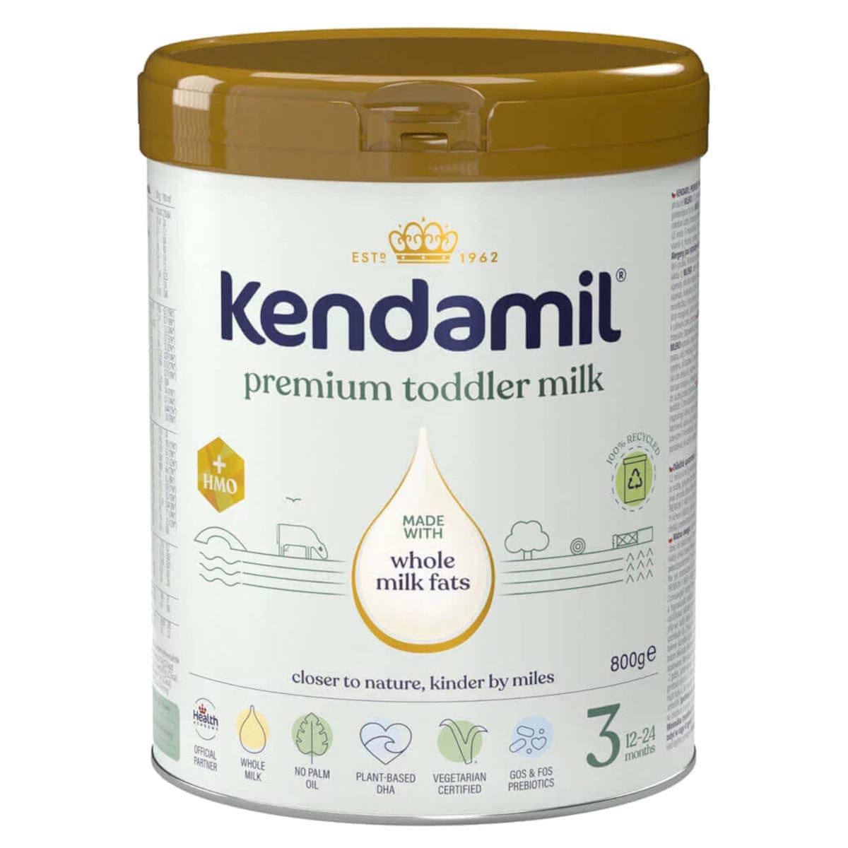 Produkt KENDAMIL Mleko dla juniora KENDAMIL Premium 3 HMO+ 800 g 039442