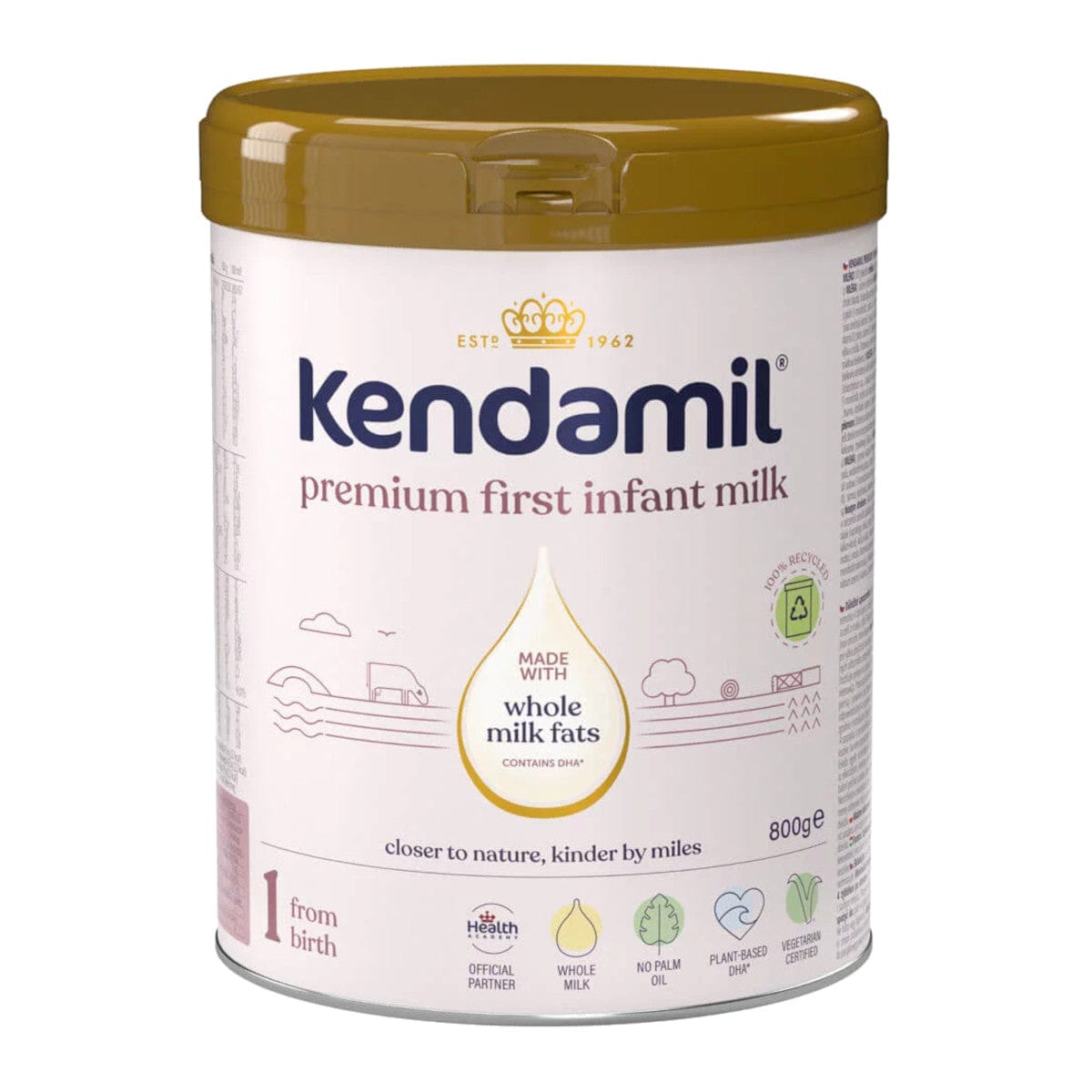 Produkt KENDAMIL Mleko początkowe KENDAMIL Premium 1 DHA+ 800 g 039440
