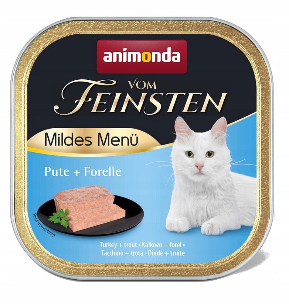 Produkt ANIMONDA Mokra karma dla kota ANIMONDA Vom Feinsten Mildes Menu Pute pur - mokra karma dla kota - 100 g 045407