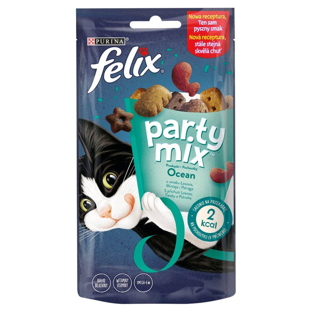 Produkt FELIX Mokra karma dla kota FELIX Party Mix Ocean - przysmak dla kota -  60g 045427