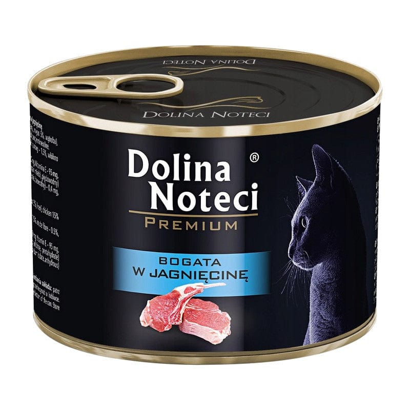 Produkt DOLINA NOTECI Mokra karma dla kota Karma mokra dla kota DOLINA NOTECI Premium Bogata w jagnięcinę 185 g S01909