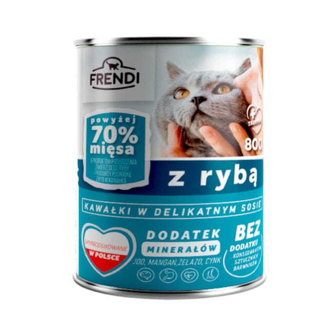 Produkt FRENDI Mokra karma dla kota Karma mokra dla kota FRENDI w sosie z rybą 800 g S01111