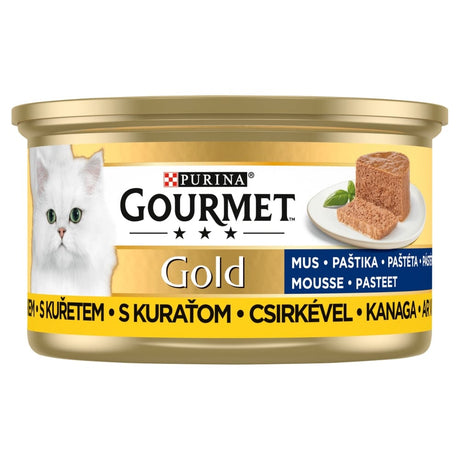 Produkt PURINA Mokra karma dla kota Karma mokra dla kota PURINA Gourmet Gold Mus z kurczakiem 85 g S01798