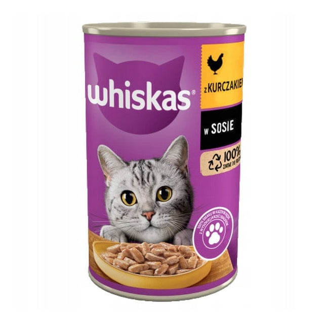 Produkt WHISKAS Mokra karma dla kota Karma mokra dla kota WHISKAS z kurczakiem 400 g S01783