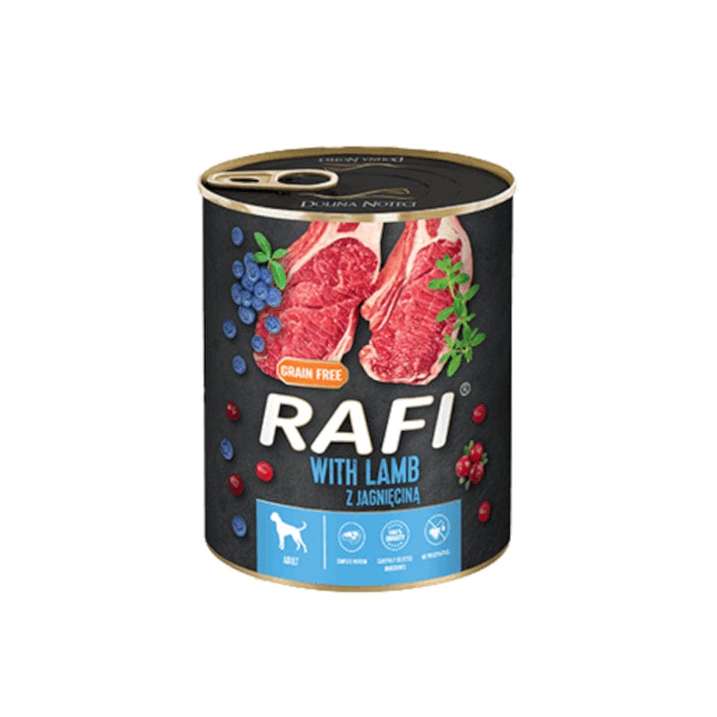 Produkt RAFI Mokra karma dla kota Karma mokra dla psa Dolina Noteci RAFI MIX 24x800 g Z00075