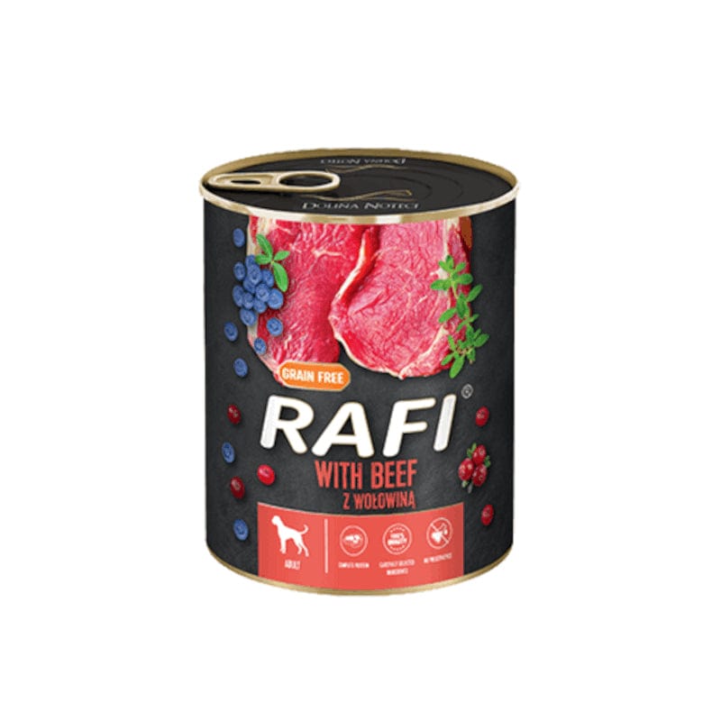 Produkt RAFI Mokra karma dla kota Karma mokra dla psa Dolina Noteci RAFI MIX 24x800 g Z00075