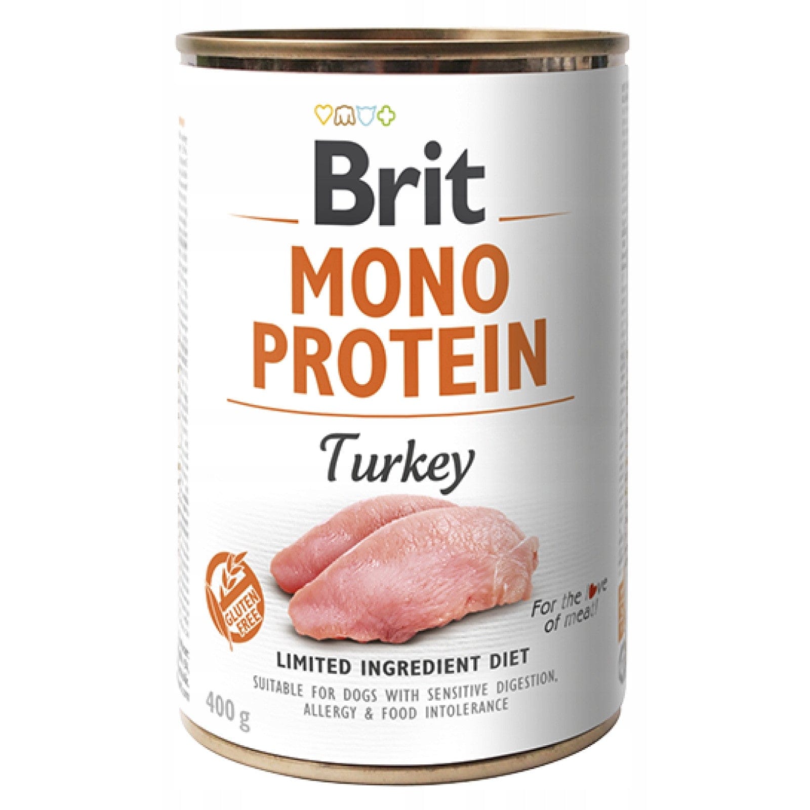 Produkt BRIT Mokra karma dla psa Karma mokra dla psa BRIT Mono Protein Turkey indyk 400 g S01811