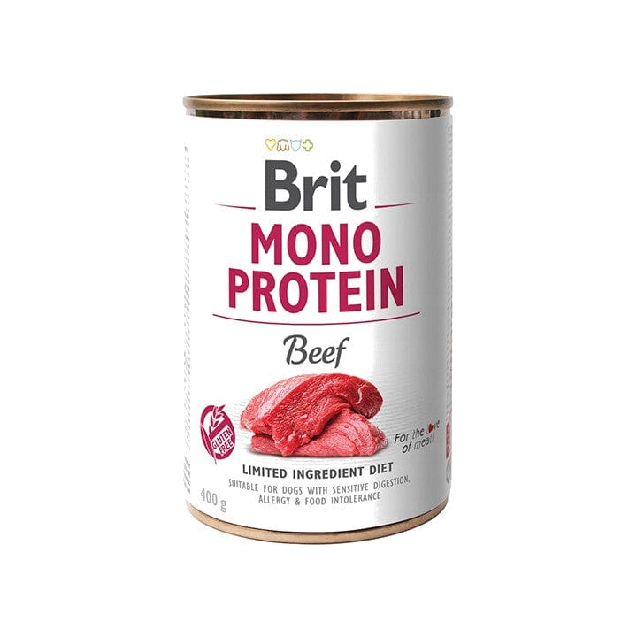 Produkt BRIT Mokra karma dla psa Karma mokra dla psa BRIT Mono Protein wołowina 400 g S01778