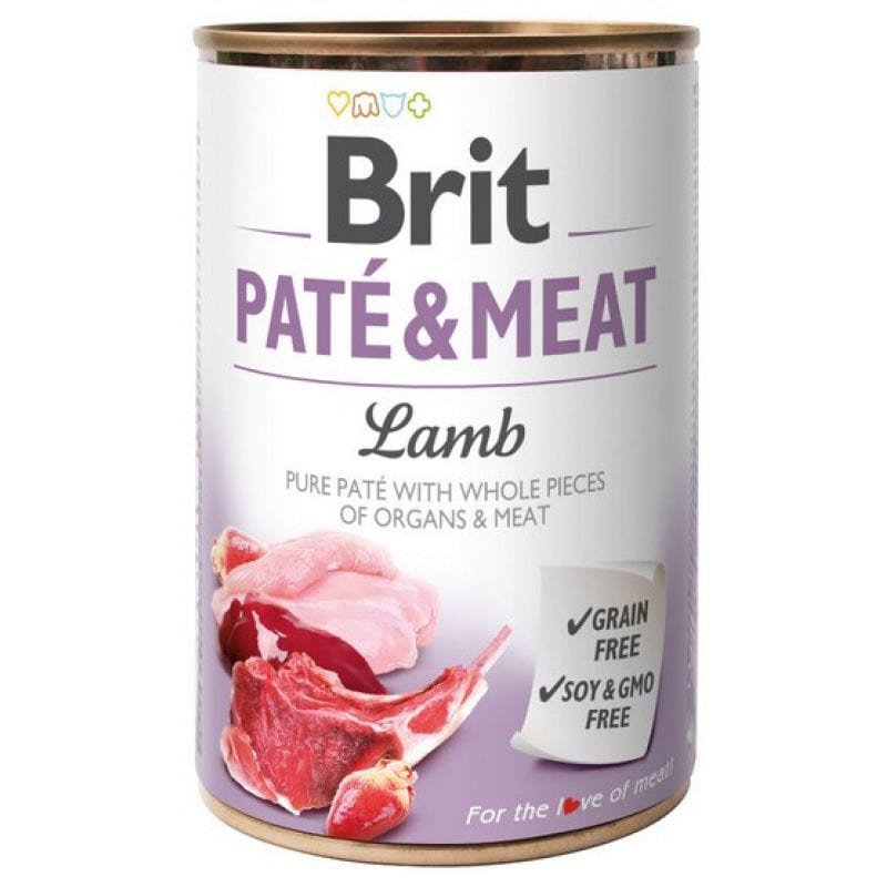 Produkt BRIT Mokra karma dla psa Karma mokra dla psa BRIT Pate Meat z jagnięciną 400 g S01776