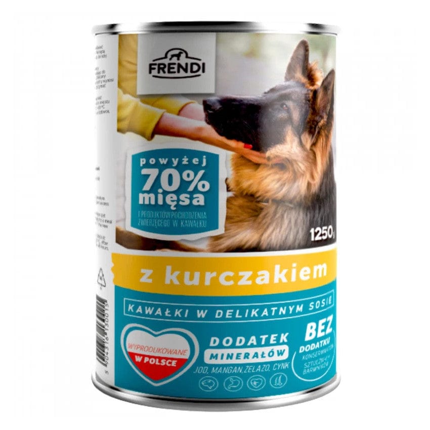 Produkt FRENDI Mokra karma dla psa Karma mokra dla psa FRENDI w sosie z kurczakiem 1250 g S00749