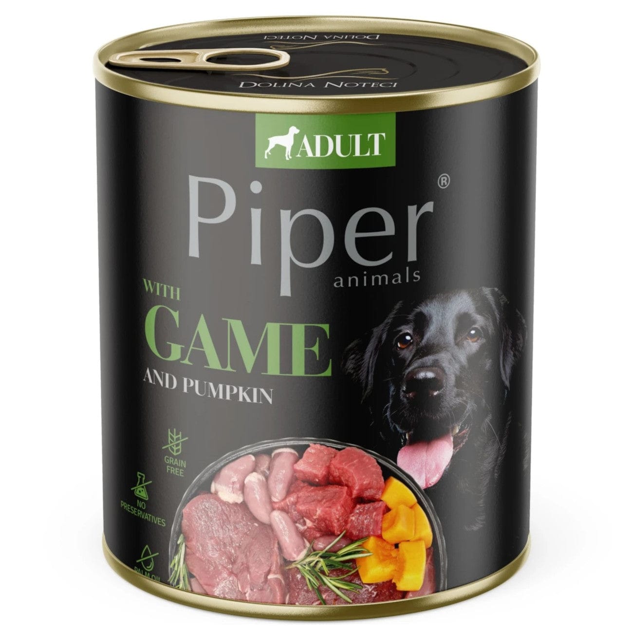 Produkt PIPER Mokra karma dla psa Karma mokra dla psa PIPER Dziczyzna z dynią 800g 001744