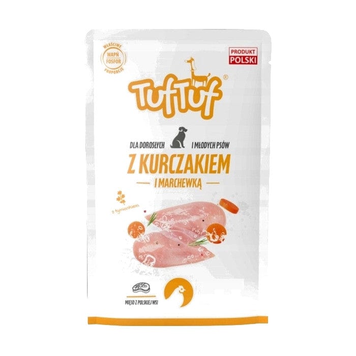 Produkt TUF TUF Mokra karma dla psa Karma mokra dla psa TUF TUF kurczak z marchewką 300 g S01582