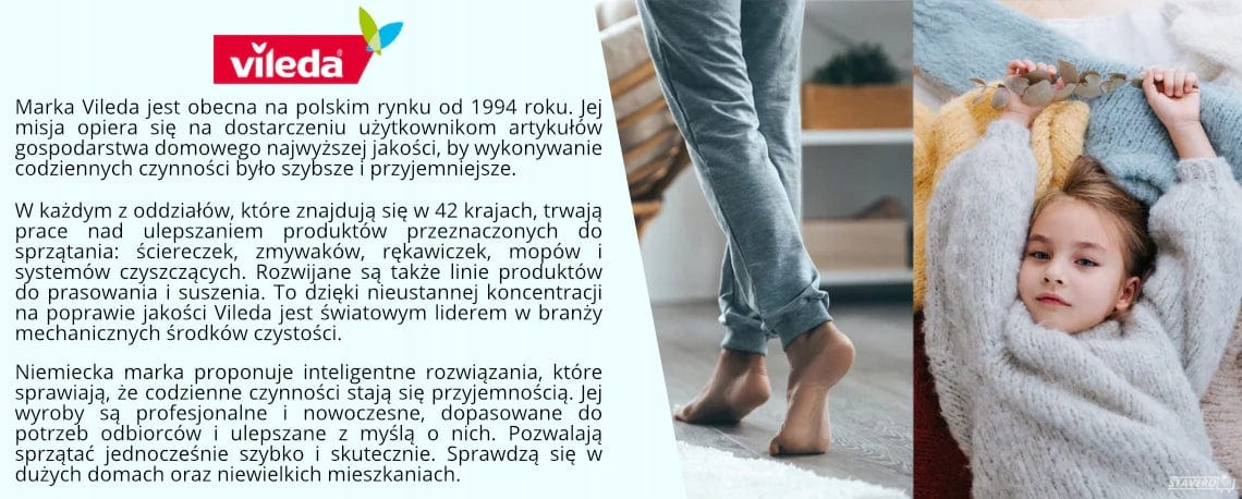 Produkt VILEDA Mopy i wkłady Mop obrotowy wiadro VILEDA Ultramat TURBO Set paleta 42 sztuki K_021299_42