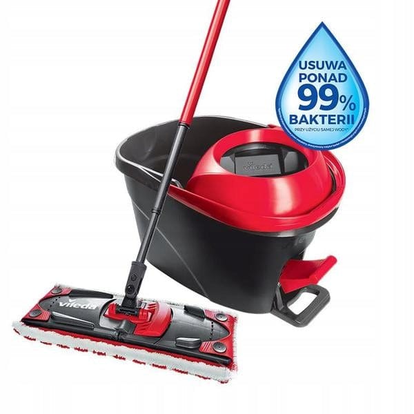 Produkt VILEDA Mopy i wkłady Mop obrotowy wiadro VILEDA Ultramat TURBO Set paleta 42 sztuki K_021299_42