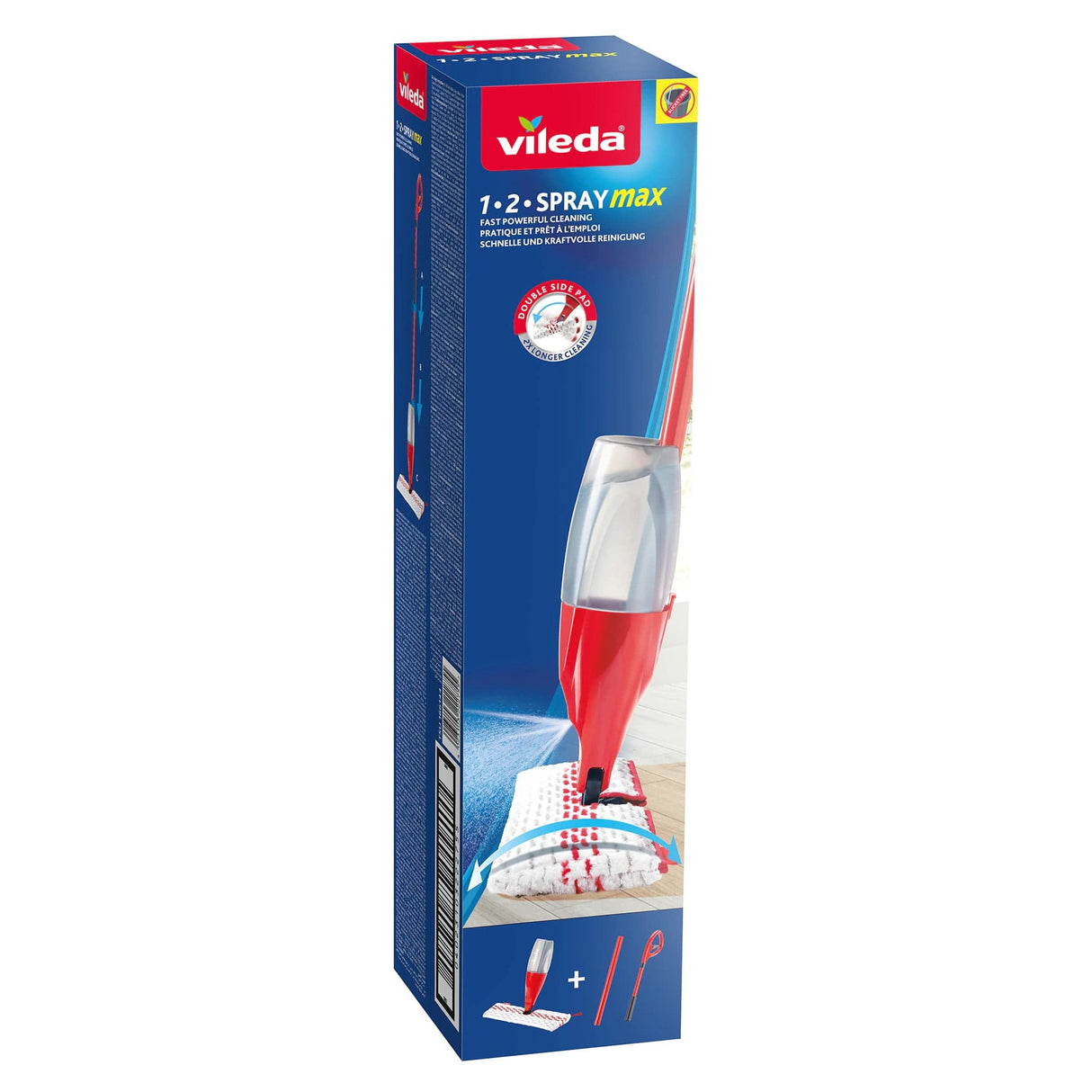 Produkt VILEDA Mopy i wkłady Mop ze spryskiwaczem VILEDA MAX BOX 1-2 Spray Paleta 144 sztuki K_026671_144