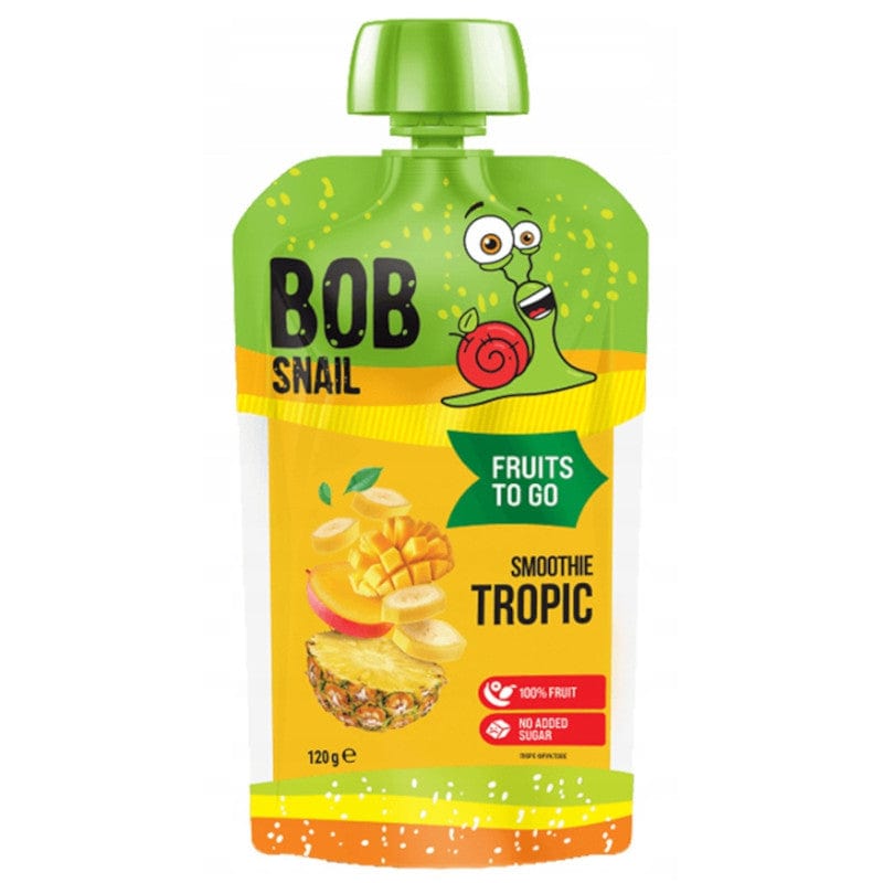 Produkt BOB SNAIL Mus owocowy BOB SNAIL 120g Banan Ananas Mango Smoothie 002089