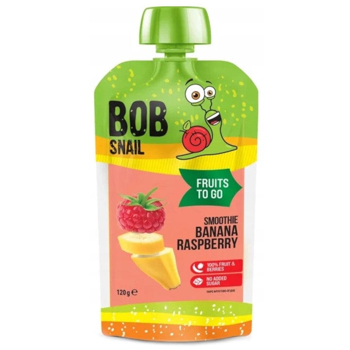 Produkt BOB SNAIL Mus owocowy BOB SNAIL 120g Banan Malina Smoothie 001965