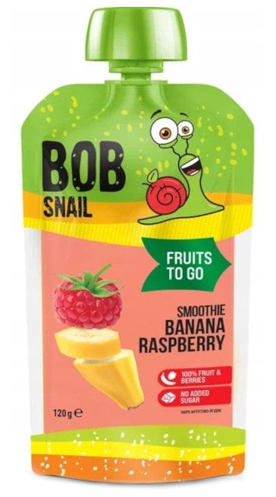 Produkt BOB SNAIL Mus owocowy BOB SNAIL 120g Banan Malina Smoothie 001965