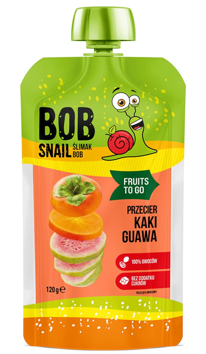 Produkt BOB SNAIL Mus owocowy BOB SNAIL 120g Persymona Guawa Smoothie 002090