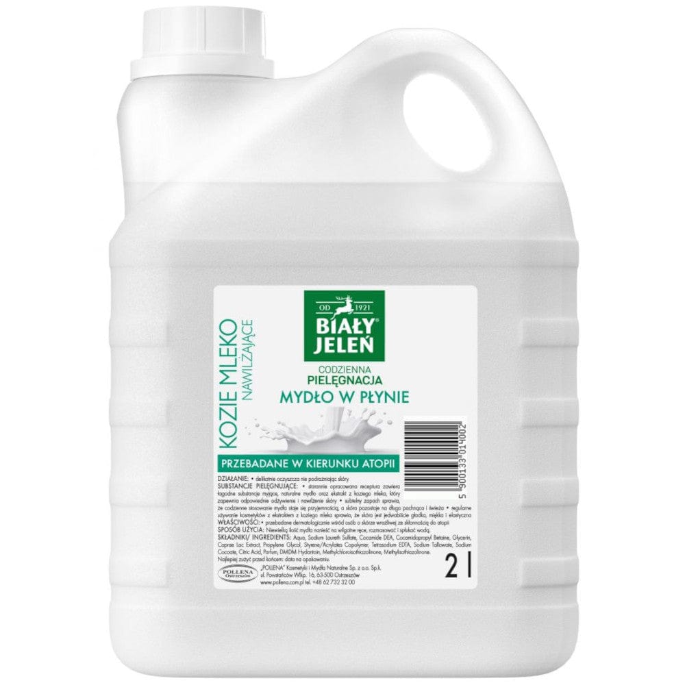 Produkt BIAŁY JELEŃ Mydła BIAŁY JELEŃ Mydło w płynie Kozie Mleko zapas 2l 001581