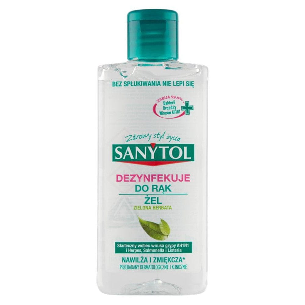 Produkt SANYTOL Mydła Żel do dezynfekcji rąk SANYTOL Zielona herbata 75ml 001803