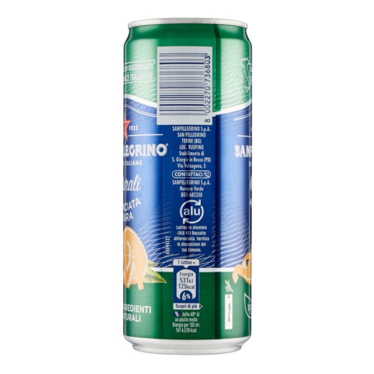 Produkt SAN PELLEGRINO Napój gazowany SAN PELLEGRINO Cytrusowy Aranciata Limonata 24x 330 ml Z00423