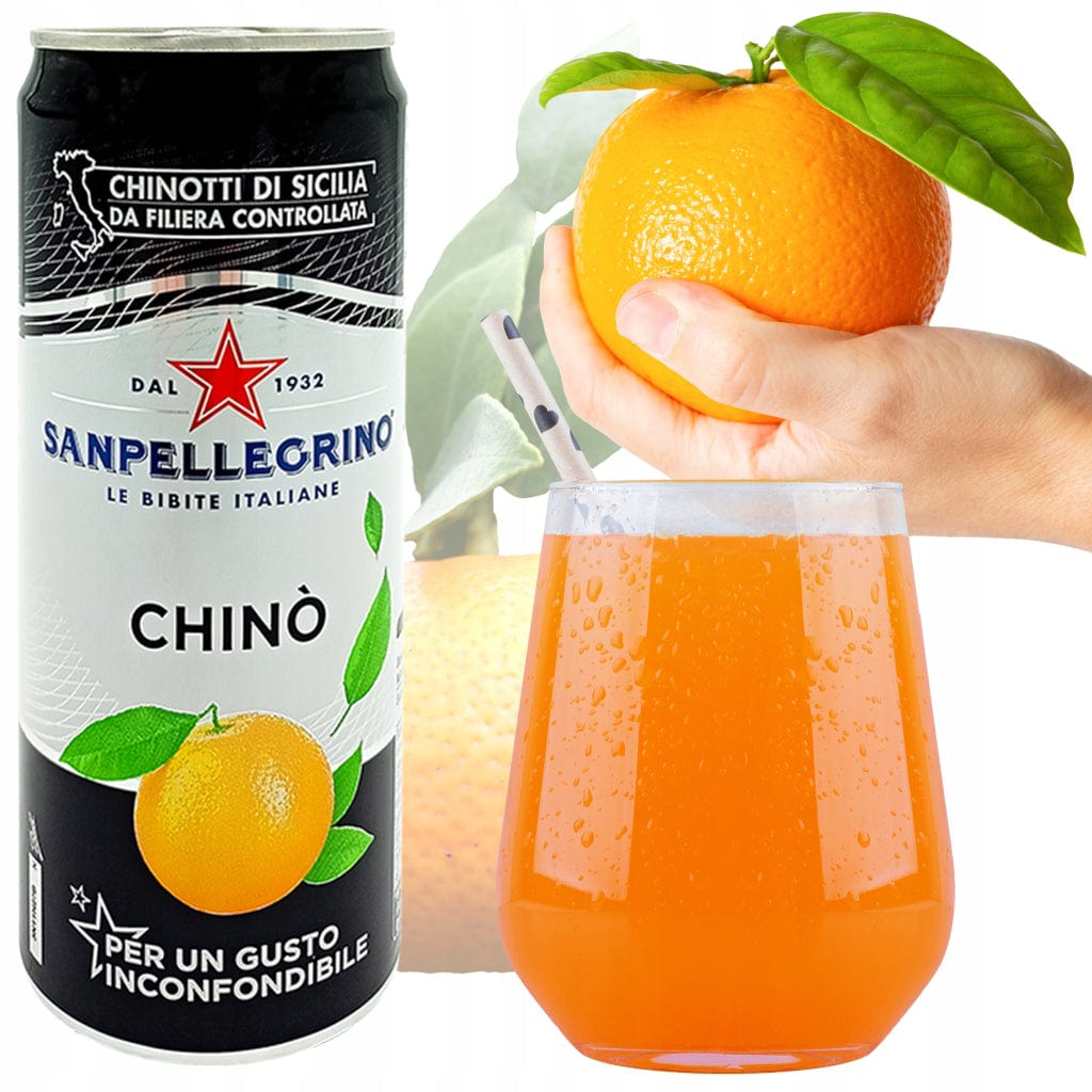 Produkt SAN PELLEGRINO Napój gazowany SAN PELLEGRINO Cytrusy Aranciata Chino 12x 330 ml Z00674